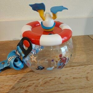 Disney Donald Duck Red and Blue Toy Container